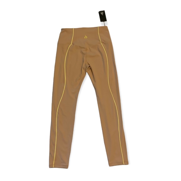 NWT! RYDERWEAR Tan Glow High Waisted Athletic Workout Leggings-Size Medium - Picture 4 of 8
